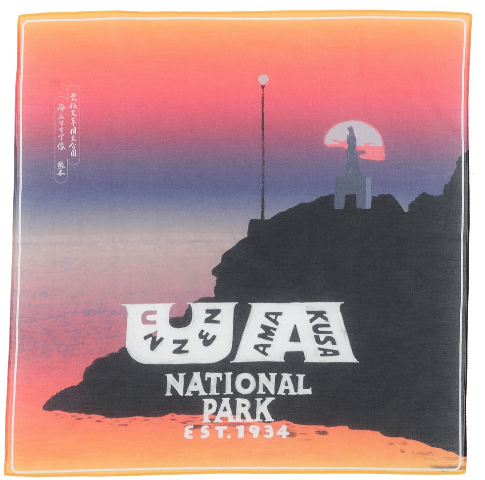 National Parks of Japan BANDANA 雲仙