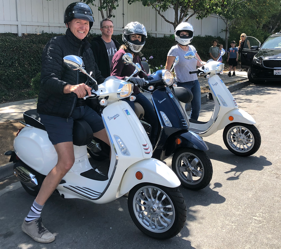 VESPAS! Get Around the Evans' Way!