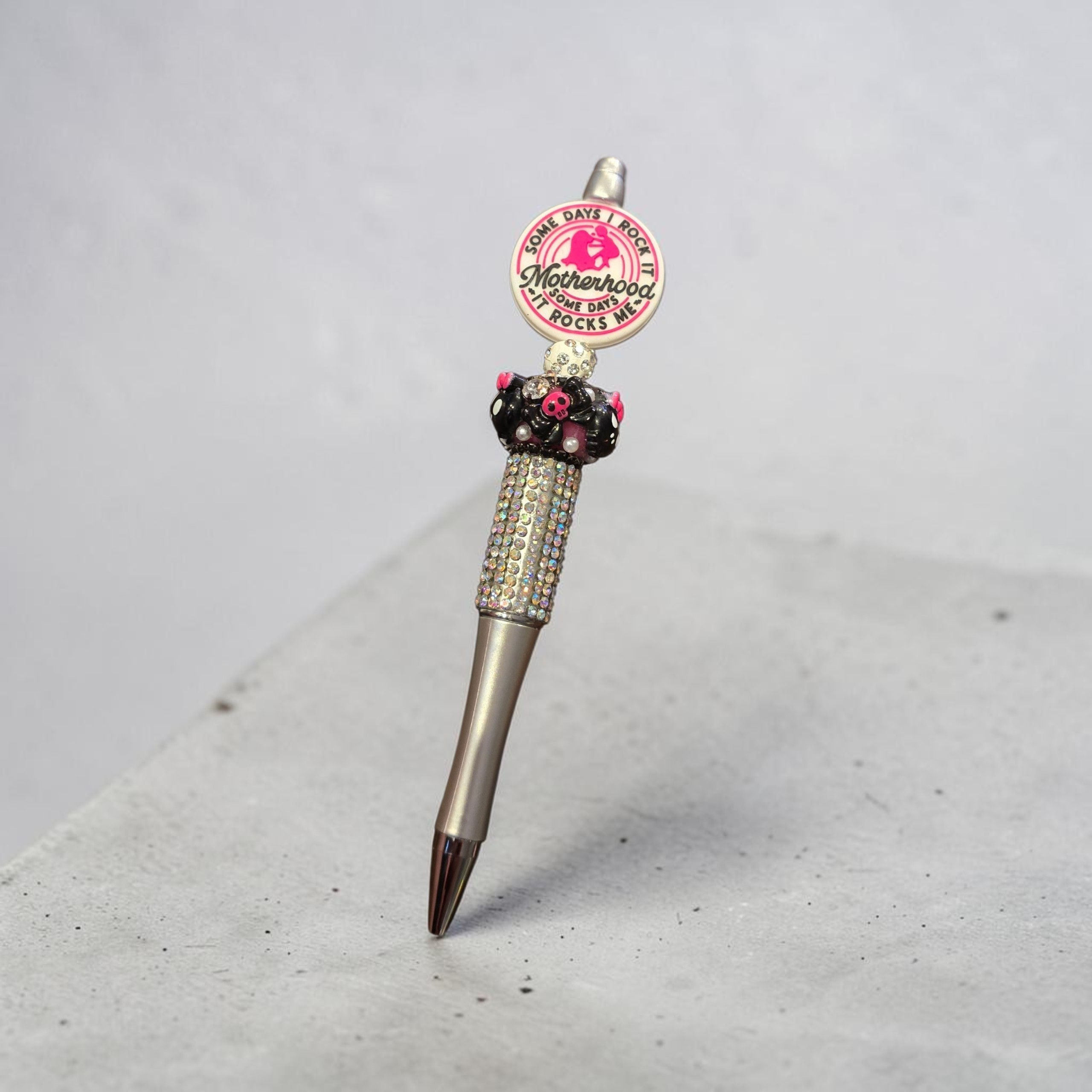 Motherhood Rocks Beaded Pen — primary product photograph