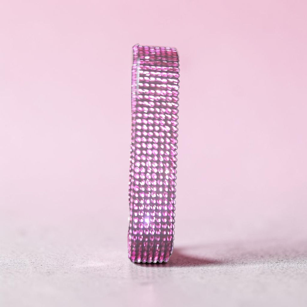 Thumbnail: Pink Rhinestone Hand Sanitizer — additional product view 2