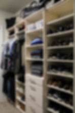 Professional closet organizing