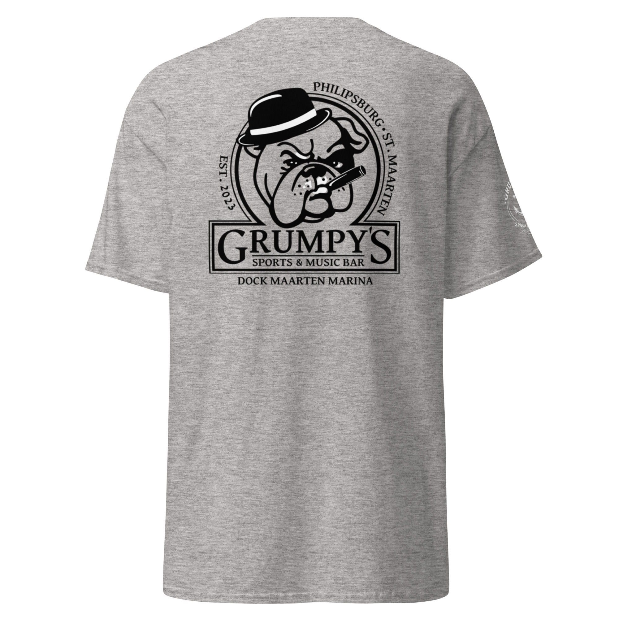 Grumpy's Unisex Classic Tee - Light Grey