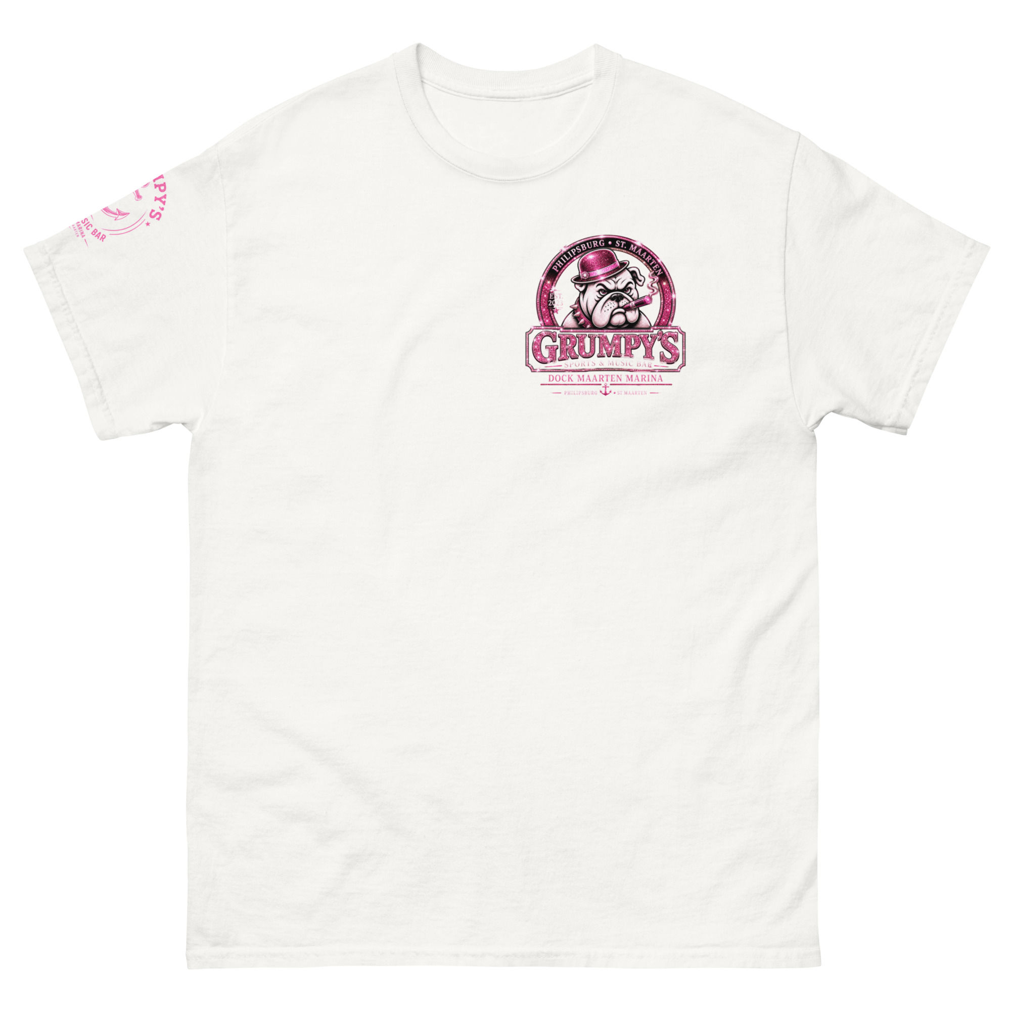 Grumpy's Unixex Tee - Limited Edition Pink