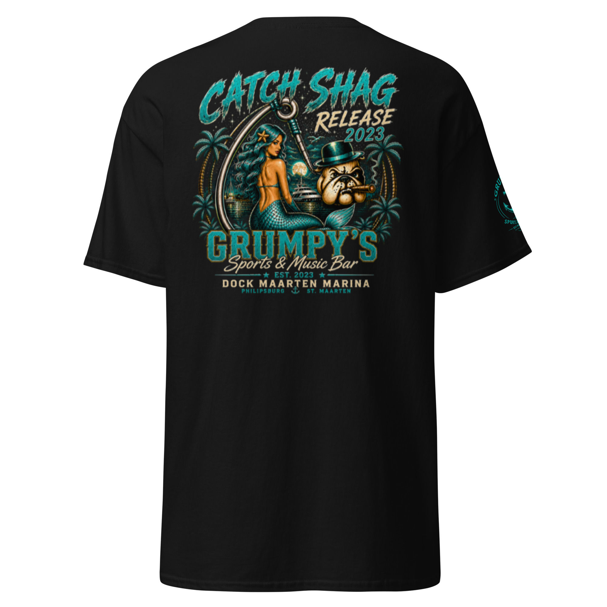 Grumpy's Unisex Tee - Catch Shag Release 2 - Black