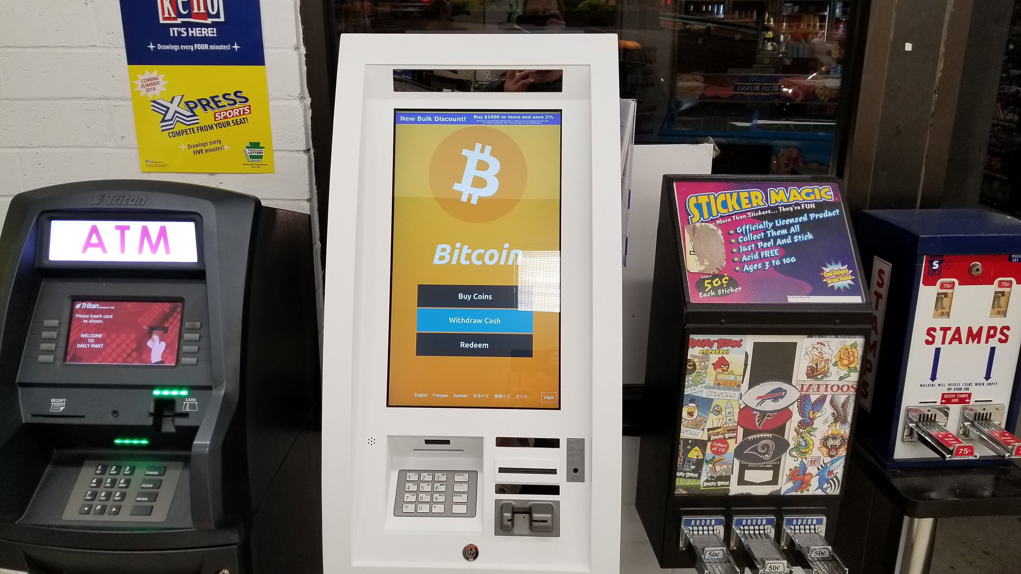 How to use bitcoin atm in usa
