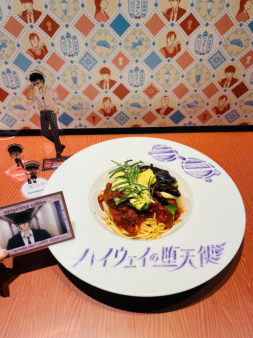 松田陣平のなすのアラビアータパスタ 1890円(税込)