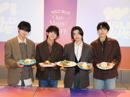 あなたもWILD BLUEのとりこに！デビュー記念「-WILD BLUE- Our Magic CAFE」