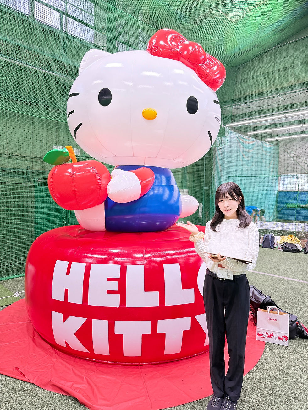 リポーターは、飯島小百合(早稲田大学)が担当。祖父、父親、弟2名(高校野球)がプロ野球ファンという野球一家。