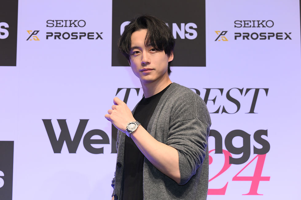 坂口健太郎が「OCEANS Feel So Good Award」に登壇!