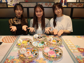 この夏は和と洋が彩る、“和モダン”な世界へ！「初音ミク Wa Modern Cafe」を保科音々、岡村眞桜、金光舞がリポート。（写真40枚）
