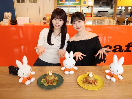 miffy café tokyo 上西萌々、渡辺梨子が季節の訪れ感じる秋メニューをレポート！