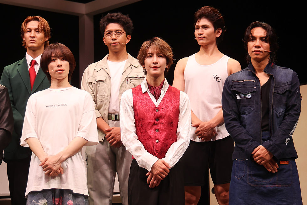 MATSURI:後列:渡辺真、橋爪健二、鈴木渉 前列:小野寺翼、松岡卓弥、柳田優樹