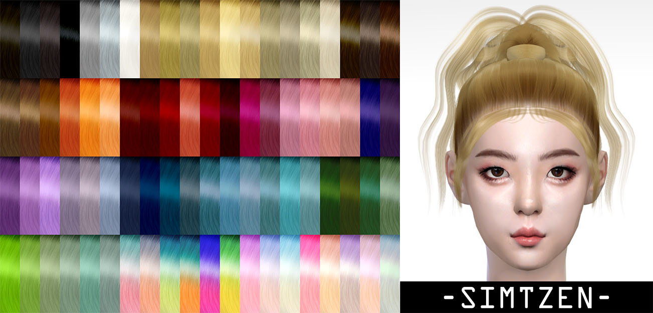 sims 4 mods hair multicolored sims 4 mods hair multicolored
