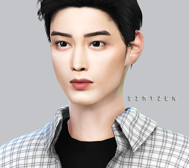 The Sims 4 : Cha Eunwoo ASTRO [CC List + Tray Files Download]