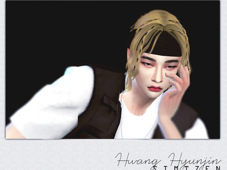 Hyunjin God's Menu Hair CC - Now available for everyone!
