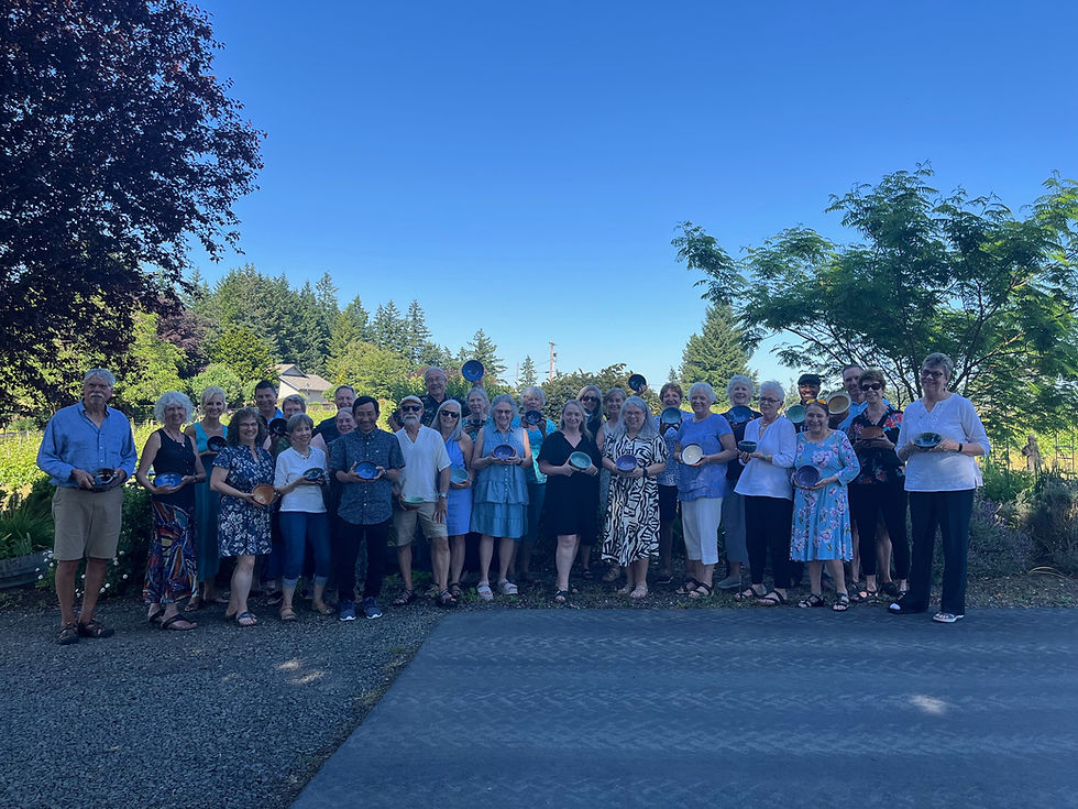 Empty Bowls Event Group Shot! Photo: Potter's Vineyard Staff
