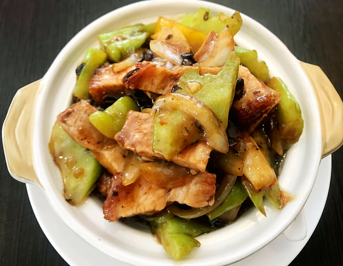 541 Marmite de ragoût au concombre amer | 凉瓜大腩煲 | Casserole pork bitter cucumber