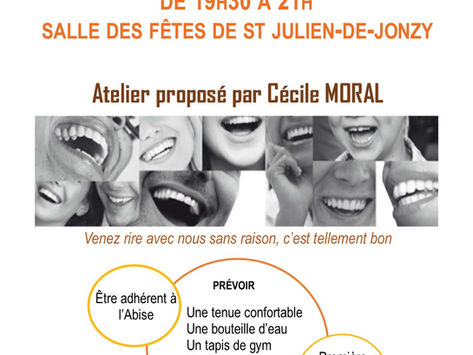 Yoga du Rire - Vendredi 3 décembre à 19h30