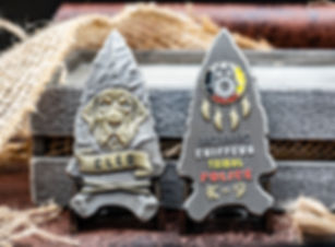 Sokagon Chippewa Tribal Police K9 coin (WI)