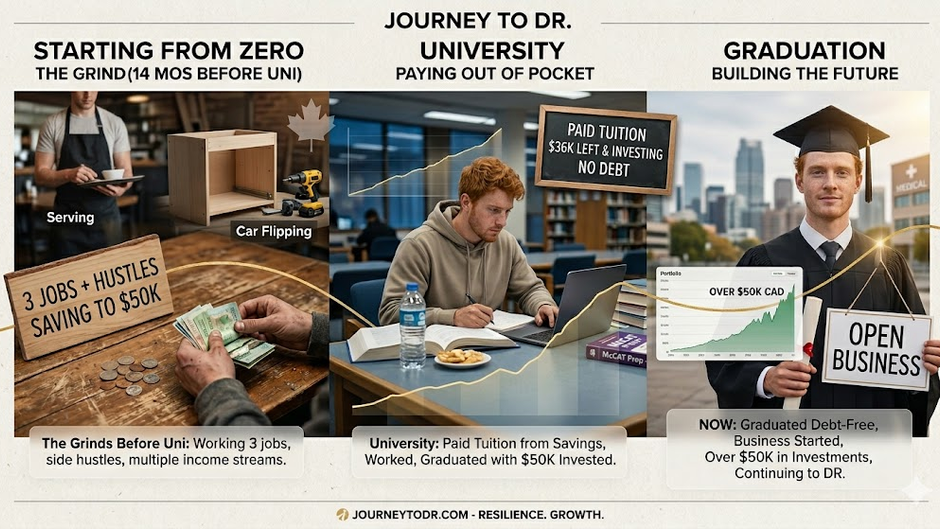 How to Finish University with 50k in Investments Starting From Zero