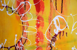 Yanskiss My Time Will Come  ​  ​  2023  ​  ​  Mixed paint on canvas  ​  48 x 60 Yana Vavdi