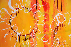 Yanskiss My Time Will Come  ​  ​  2023  ​  ​  Mixed paint on canvas  ​  48 x 60 Yana Vavdiyuk