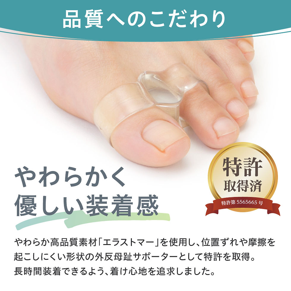 サムネイル： 外反母趾楽歩