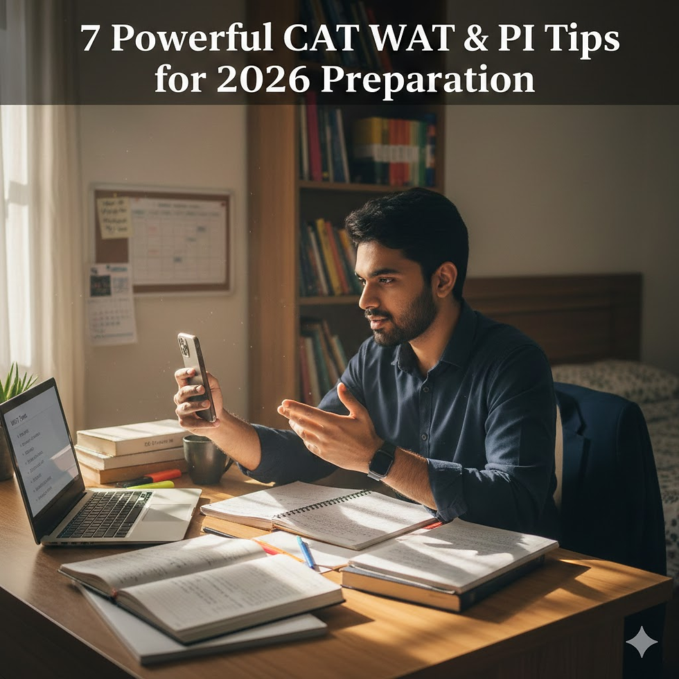 7 Powerful CAT WAT & PI Tips for 2026 Preparation