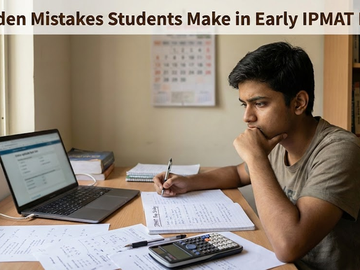 Hidden Mistakes Students Make in Early IPMAT Prep