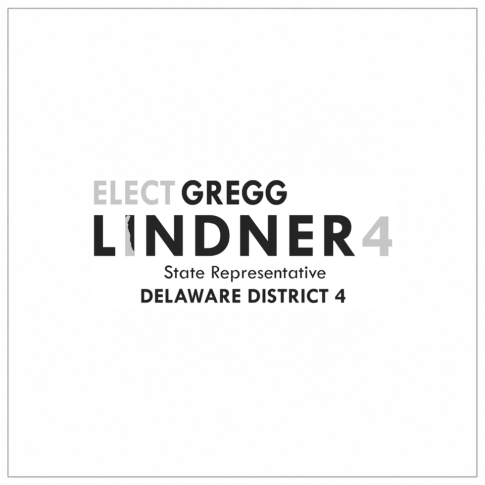 Lindner4Delaware Square Logo B&W_Final