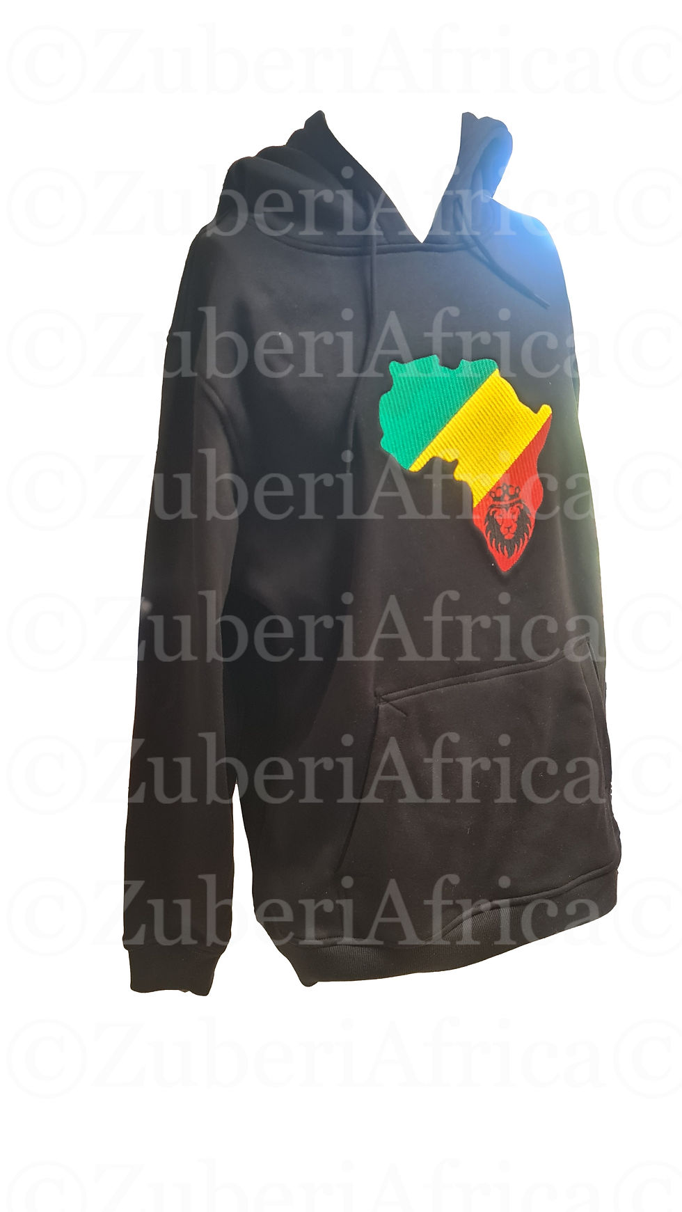 Thumbnail: Pan African Rasta Lion Africa map Hoodie