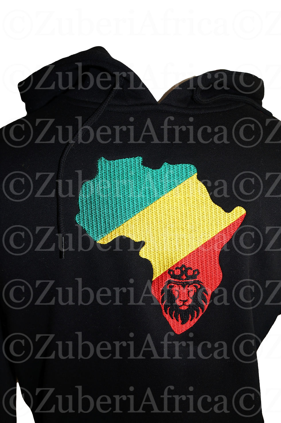 Thumbnail: Pan African Rasta Lion Africa map Hoodie