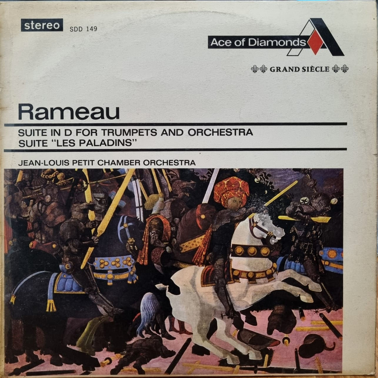 Rameau / Jean-Louis Petit - Les Paladins (1LP) (1966) (VG+)