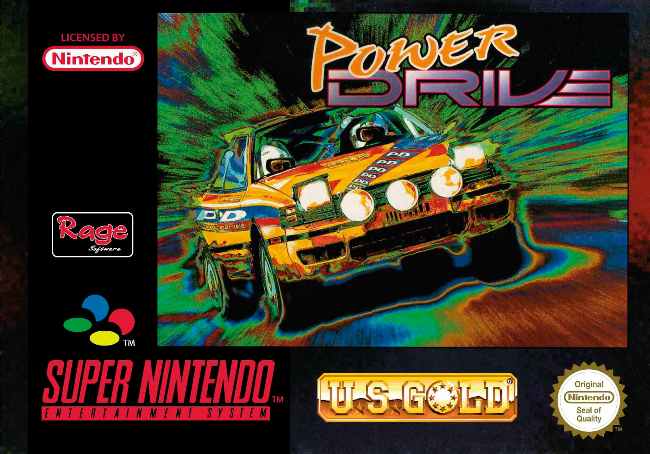 POWER DRIVE SNES (spanish version)