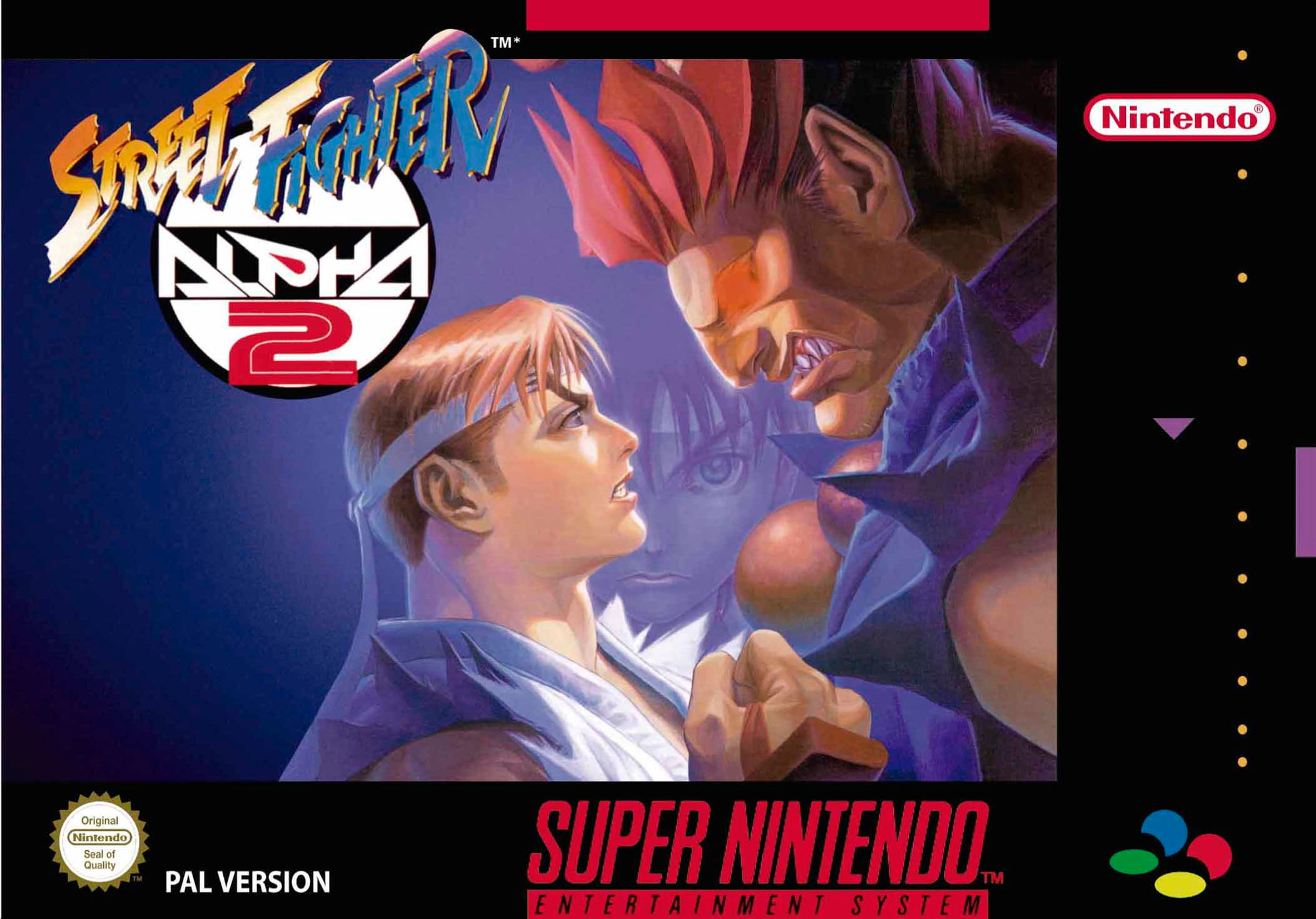 STREET FIGHTER ALPHA 2 SNES (spanish version)