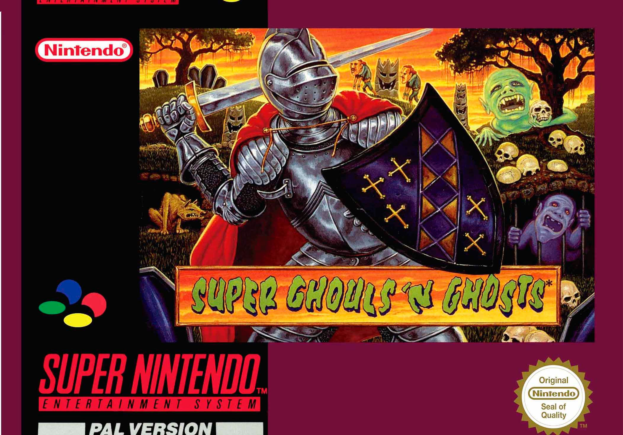 SUPER GHOULS N GHOSTS SNES (spanish version)