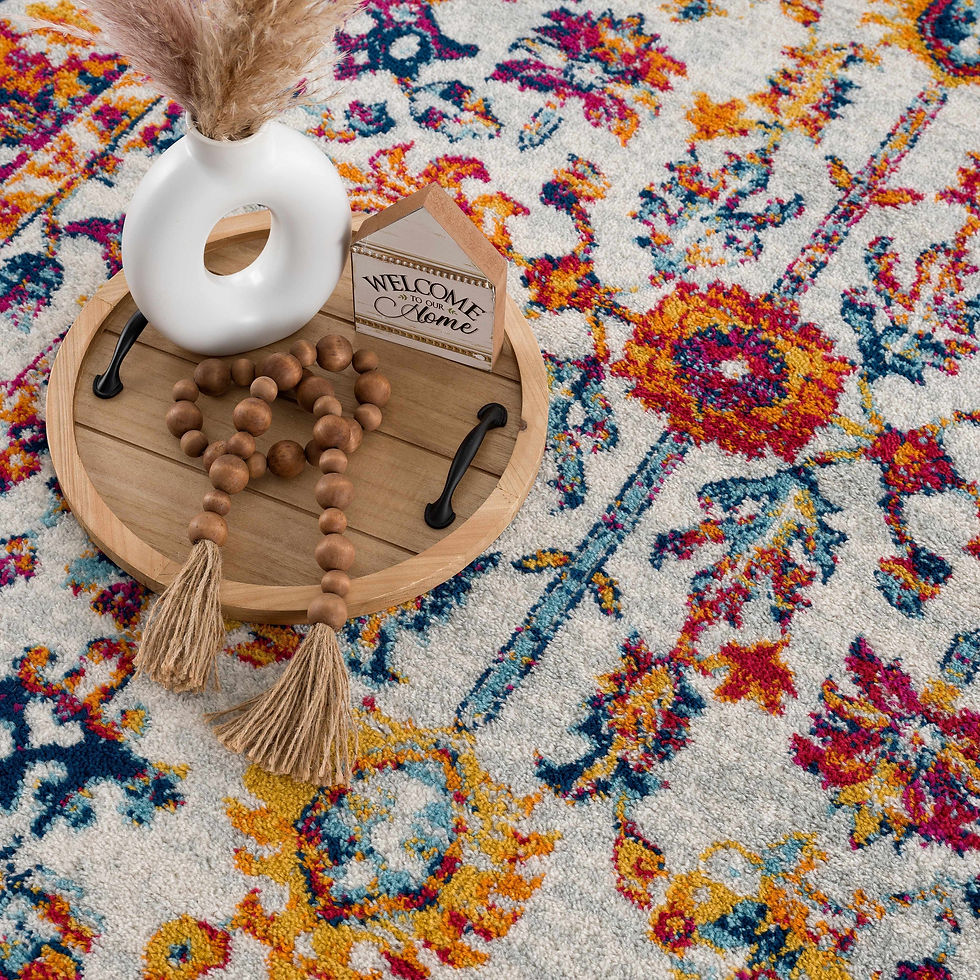 Thumbnail: Istanbul Vintage Orange Area Carpet - Clearance