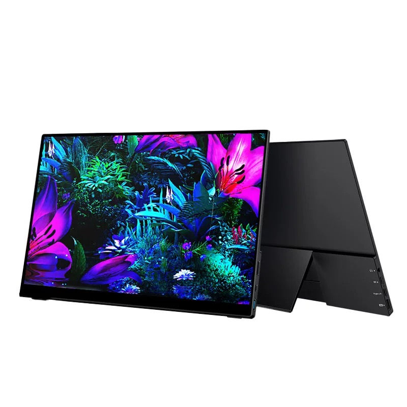 15.6 inch 4K OLED monitor side ports and ultra-thin profile
