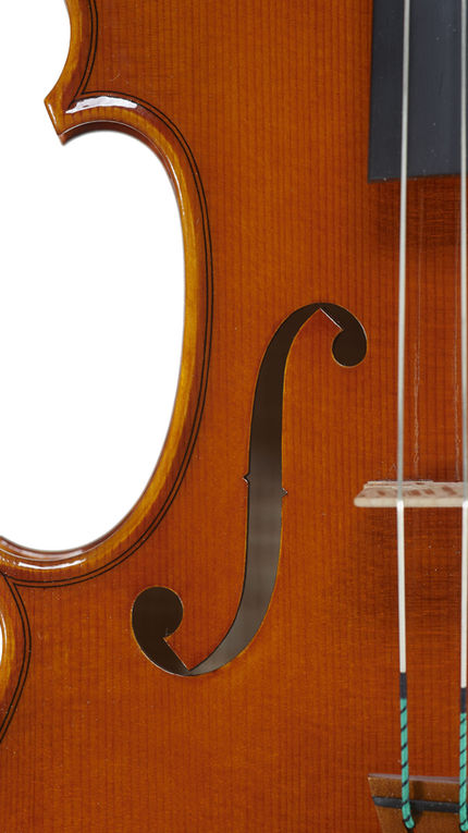 Violin made by Marco Osio in 2014. Top made with spruce in one piece.