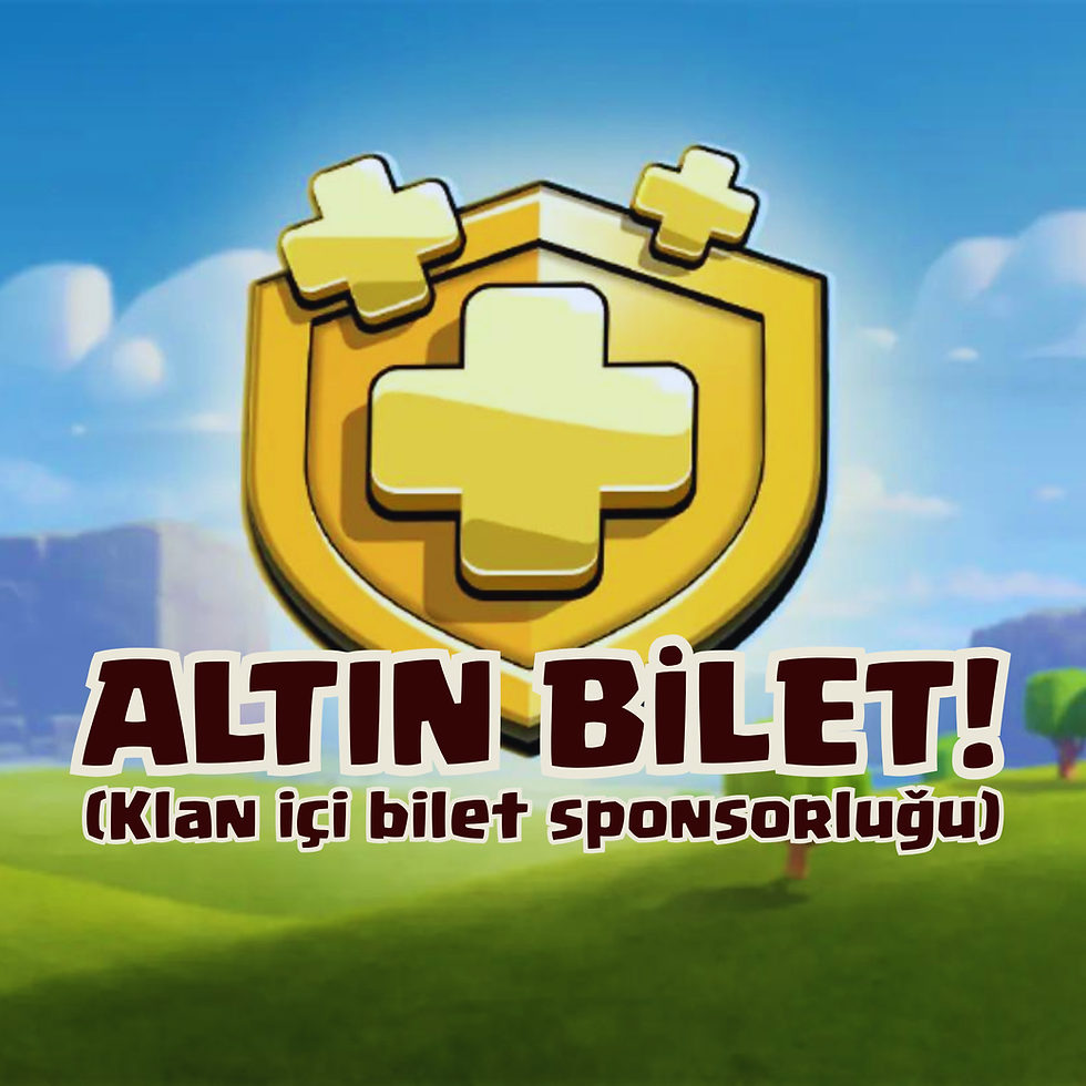 Altın Bilet Sponsorluğu – 1923ANKA Klanı İçin Destek Ol!