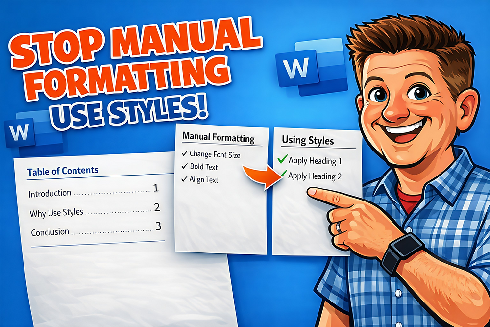 Stop Manual Formatting in Word