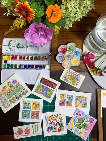 Gouache Desk