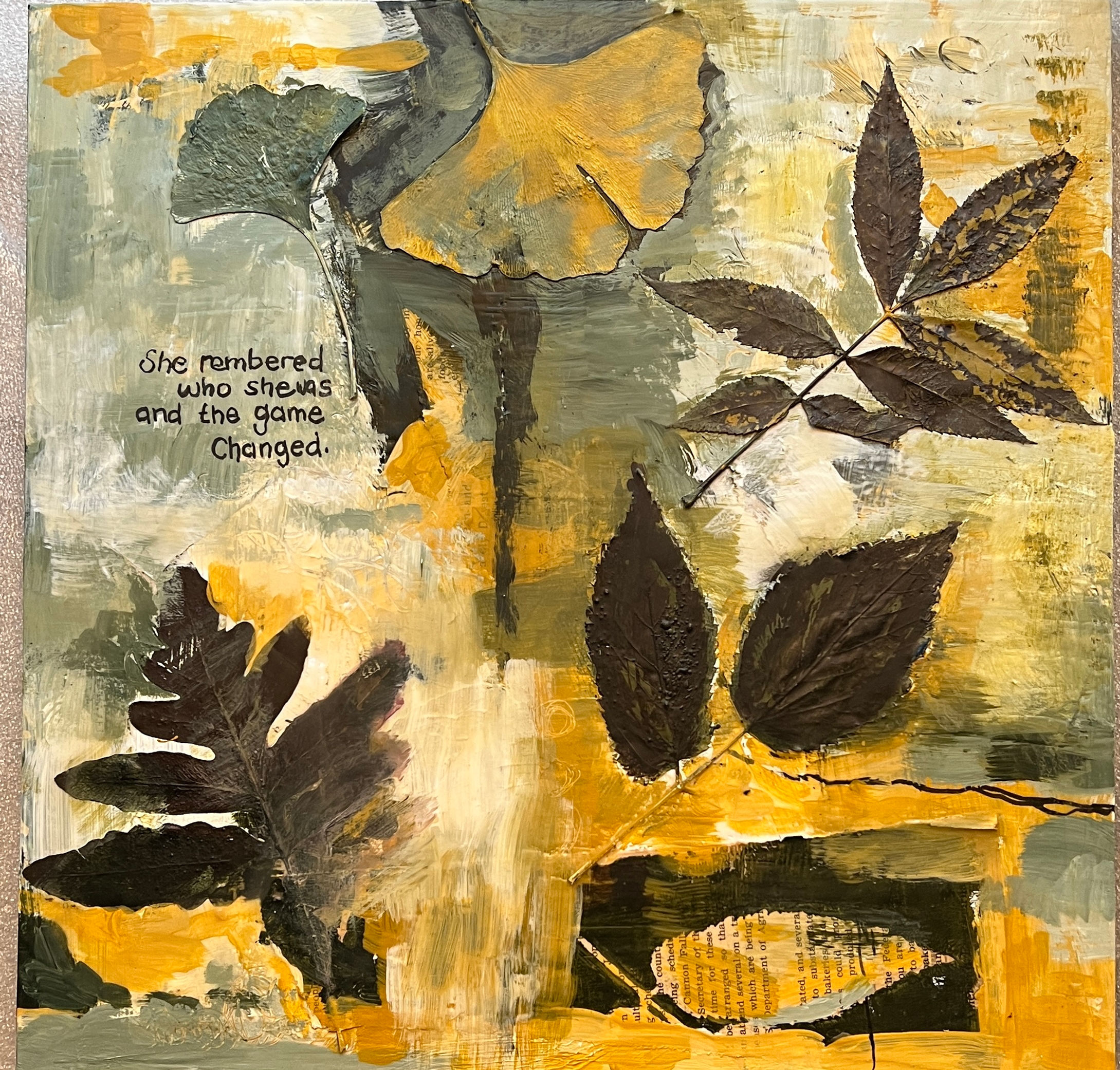 Resilience Mixed Media Diptych