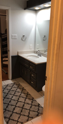 Remodeled bathroom