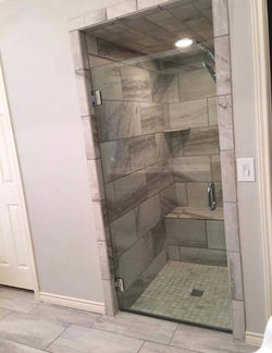 Remodeled shower