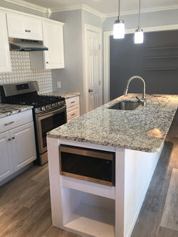 Open concept kitchen