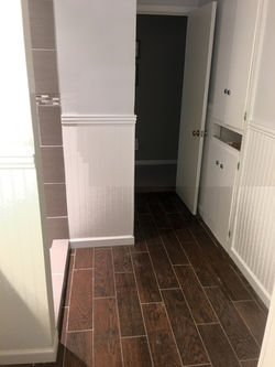 Updated internal paint in bathroom
