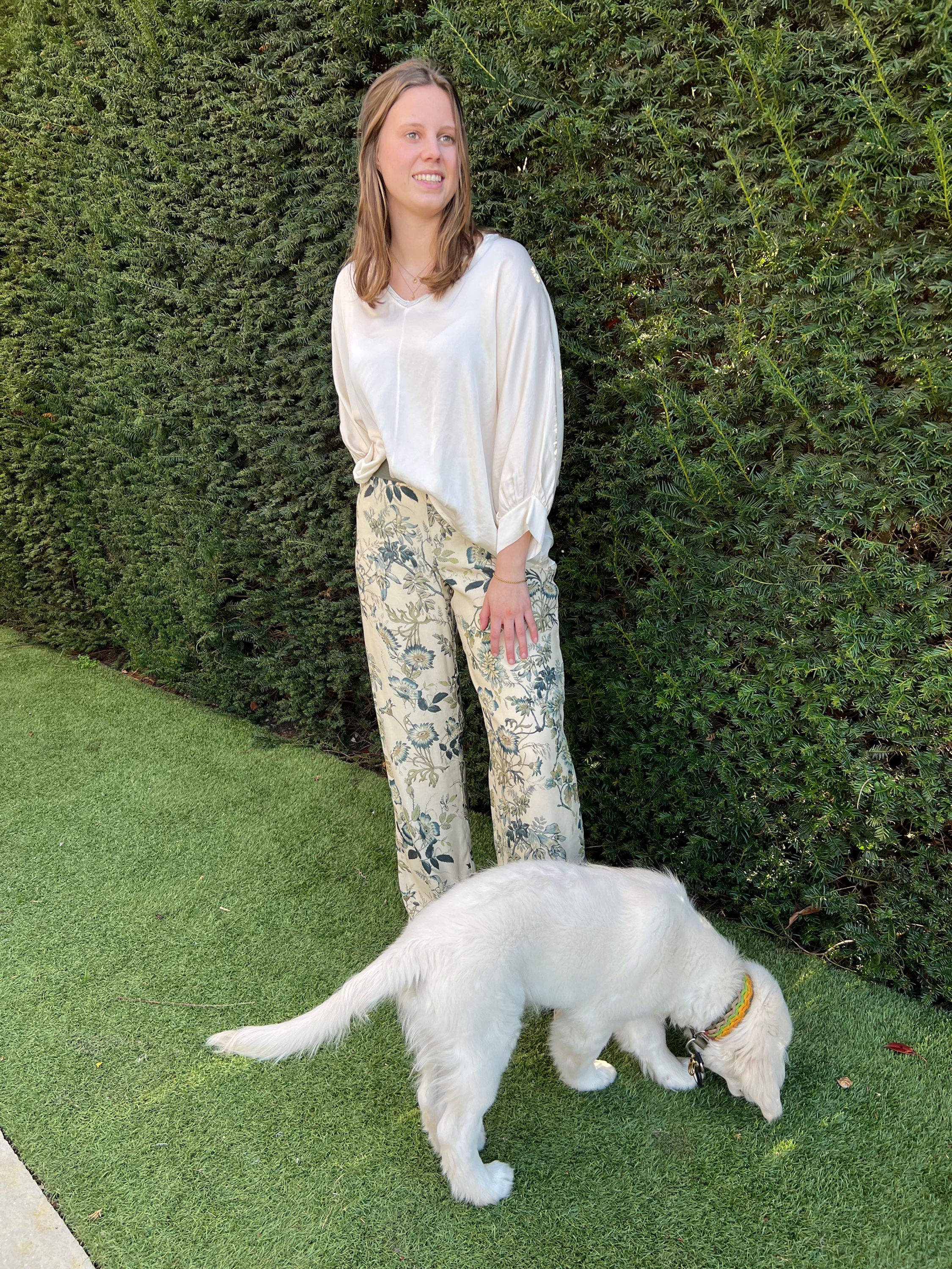 Blouse Ivory Butterfly