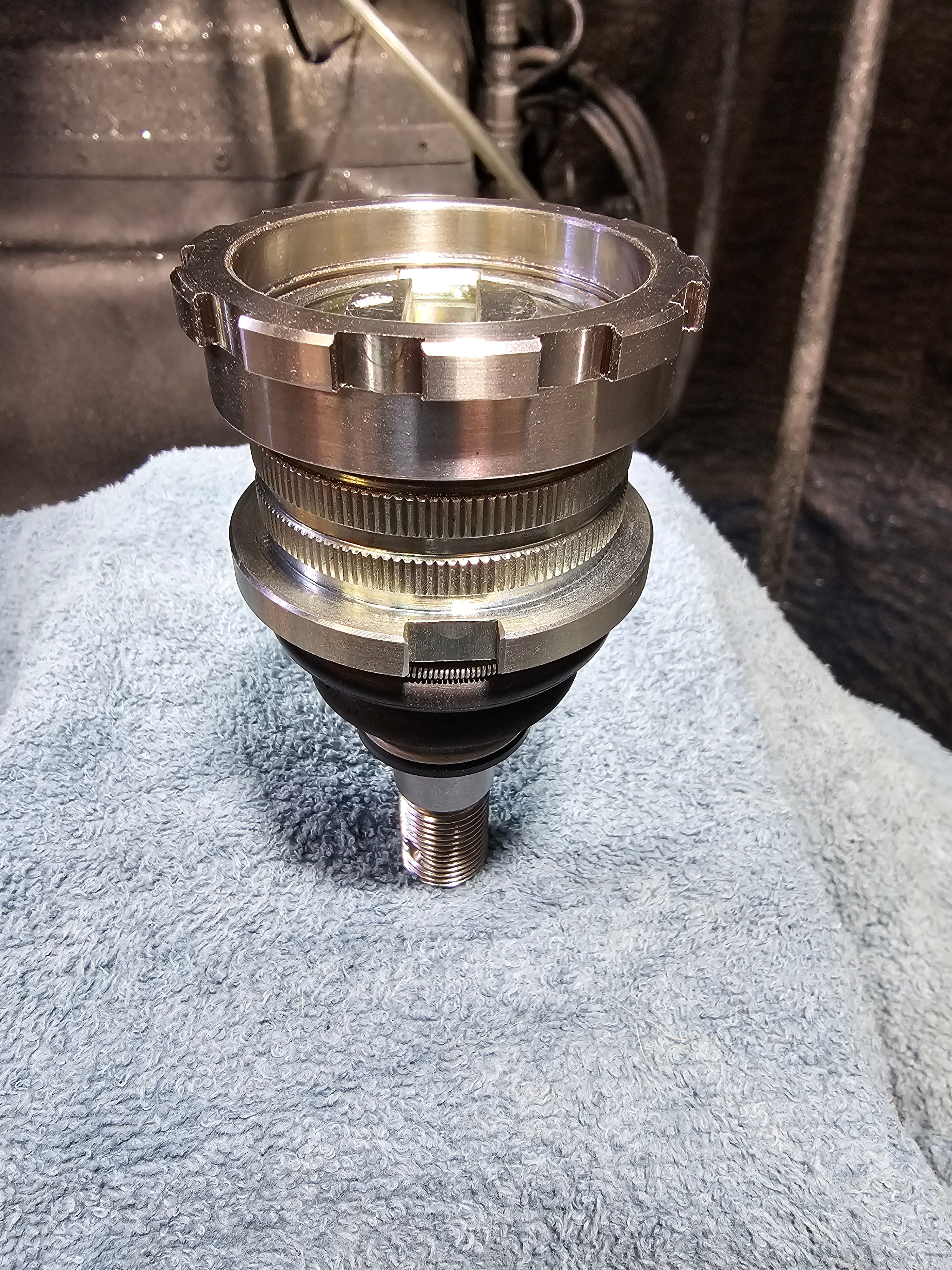 SY/SZ Stainless Upper Ball Joint Slotted Nut.