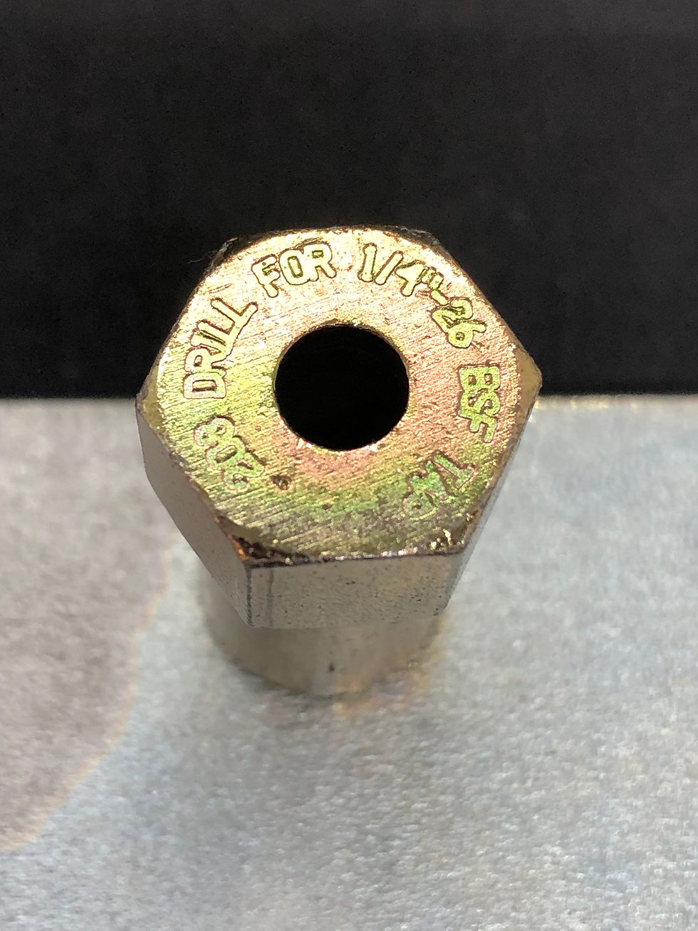 Thumbnail: EPW 6-Cylinder Broken Exhaust Stud Drill Jig